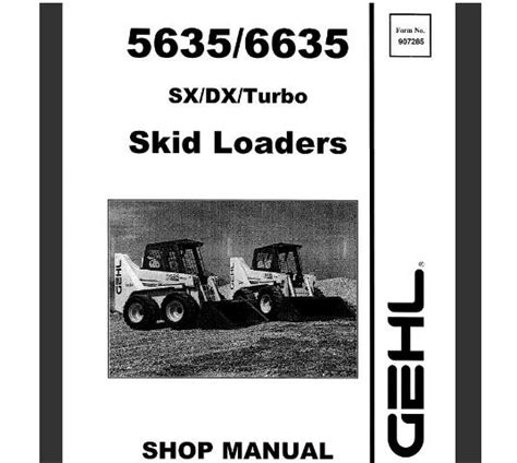 gehl 6635 skid steer repair manual|gehl 6635 sxt specs.